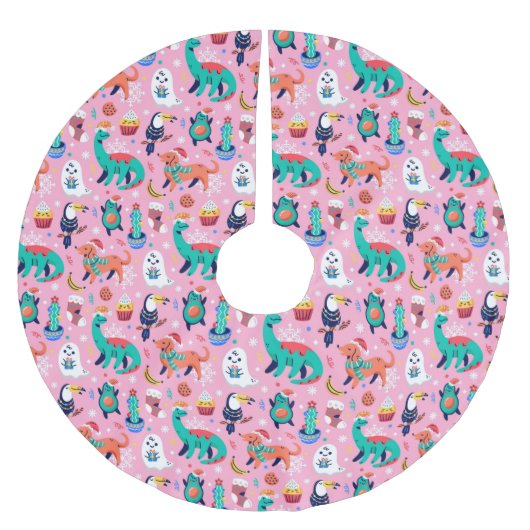 Cute/Funny Kerstmis Kerstboom Rok (Voorkant)