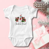 Cute Funny Kerstmis Romper