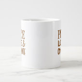 Cute Funny-kerstMok Grote Koffiekop (Voorkant)