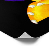 Cute Funny Kinder Magical Baby Dragon Art Poster (Hoek)