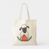 Cute Funny Knitting Sheep knitter gift Yarn Balls Tote Bag (Achterkant)