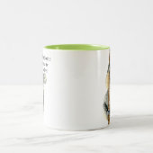 Cute Funny Koala Beer Animal Pun Tweekleurige Koffiemok (Center)