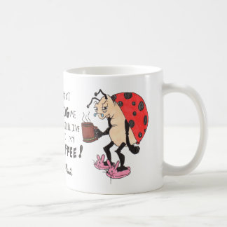 Cute Funny Ladybug mok koffie