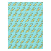 Cute funny leafy sea draak cartoon illustratie tafelkleed (Voorkant)