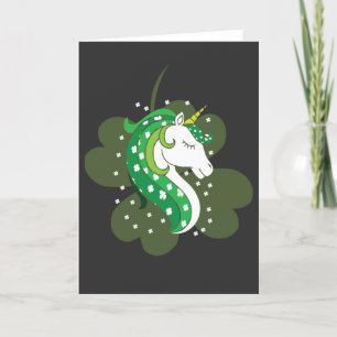 Cute Funny Lepricorn Insignia Emblem St Patrick's Feestdagen Kaart