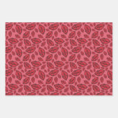 Cute Funny Lips Pattern Inpakpapier Vel (Voorkant 2)