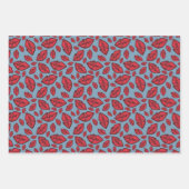 Cute Funny Lips Pattern Mix Inpakpapier Vel (Voorkant 3)