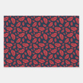 Cute Funny Lips Pattern Mix Inpakpapier Vel (Voorkant 2)
