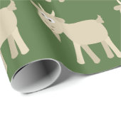 Cute Funny Little Goat Cadeaupapier (Rol Hoek)