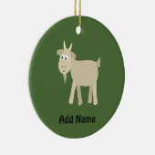 Cute Funny Little Goat Keramisch Ornament (Rechts)