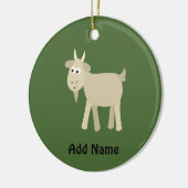 Cute Funny Little Goat Keramisch Ornament (Links)