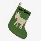 Cute Funny Little Goat Kleine Kerstsok (Voorkant (Hangend))