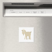 Cute Funny Little Goat Magneet (Insitu (Vaatwasser))