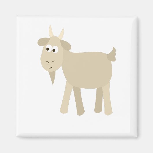 Cute Funny Little Goat Magneet (Voorkant)