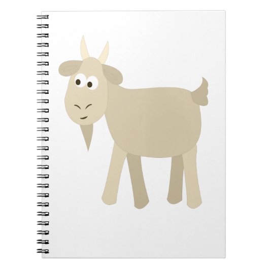 Cute Funny Little Goat Notitieboek (Voorkant)