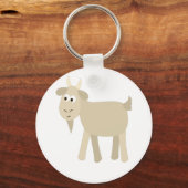 Cute Funny Little Goat Sleutelhanger (Voorkant)