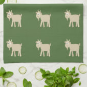 Cute Funny Little Goat Theedoek (Gevouwen)