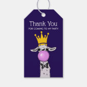 Cute Funny Llama Illustratie Dank u Cadeaulabel (Voorkant)
