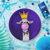 Cute Funny Llama Illustration Papieren Bordje (Feest)