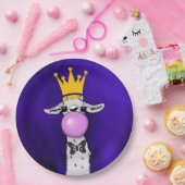 Cute Funny Llama Illustration Papieren Bordje (Feest)