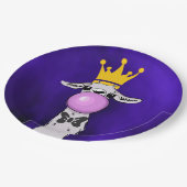 Cute Funny Llama Illustration Papieren Bordje (Gekanteld)