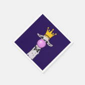 Cute Funny Llama Illustration Servet (Hoek)