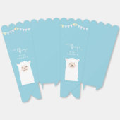 Cute Funny Llama Momma Fiesta Baby Boy Shower Bedankdoosjes (Ongevouwen)