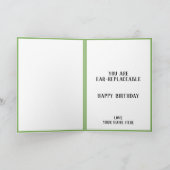 Cute Funny Maize Corn Pun Daughter Happy Birthday Bedankkaart (Binnen)