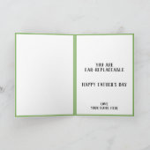 Cute Funny Maize Corn Pun Granddad Vaderdag Bedankkaart (Binnen)