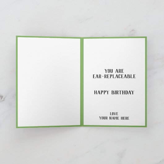 Cute Funny Maize Corn Pun Sister Happy Birthday Bedankkaart (Binnen)