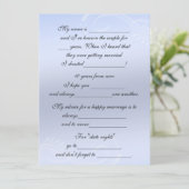 Cute, Funny Marriage Advice for Bride & Groom Advieskaart (Staand voorkant)