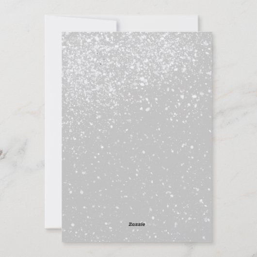 Cute Funny Merry Kerstmis, gepersonaliseerd gnome Feestdagenkaart (Achterkant)