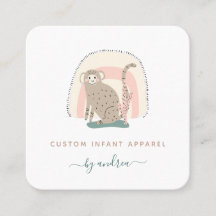 Cute Funny Monkey Rainbow Whimsical Baby Boutique