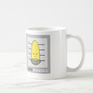 Cute Funny Mugshot Corn Consequent Pun Humor Koffiemok