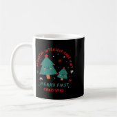 Cute Funny Nicu Merry First Christmas Nurse Crew S Koffiemok (Links)