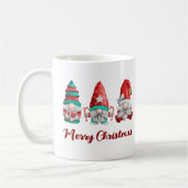 Cute Funny Nordic Gnomes kerst Koffiemok (Links)