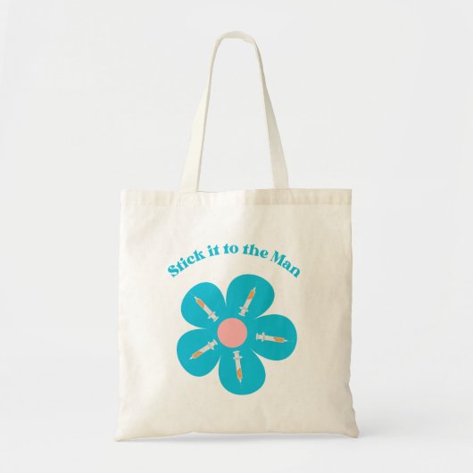 Cute Funny Nurse Phlebotomie Flower Spuit Shot Tote Bag (Voorkant)