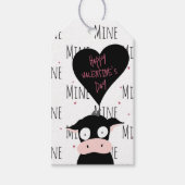 Cute Funny Only Moooooo! Cow Pun Cadeaulabel (Voorkant)