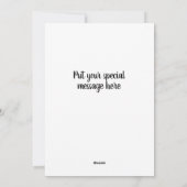 Cute Funny Otter Pun Valentijnse  Romantic Flat Ka Feestdagenkaart (Achterkant)