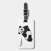 Cute Funny Panda | Dierdieren Bagagelabel (Voorkant verticaal)