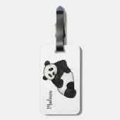 Cute Funny Panda | Dierdieren Bagagelabel (Achterkant verticaal)