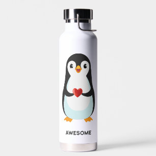 Cute Funny Penguin Cartoon Waterfles