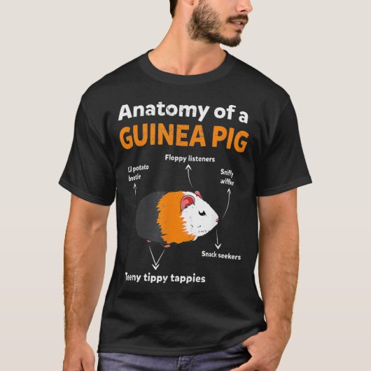Cute Funny Pet Guinea Pig Eigenaar Gift Cavia Meer T-shirt (Voorkant)