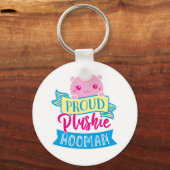 Cute Funny Quote | Foto Proud Plushie Hooman Sleutelhanger (Voorkant)