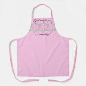 Cute Funny Quote, prachtig Roos Birthday Schort (Voorkant)