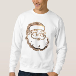Cute Funny Santa Claus Gold kerstman Trui