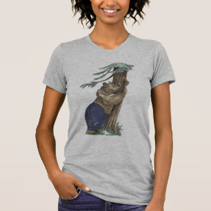 Cute Funny Schattig Tree Hugging Beer T-shirt