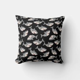 Cute Funny Shark Pattern Cushion Pillow Kussen