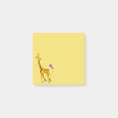Cute Funny Skating Cartoon Giraffe Post-it® Notes (Voorkant)