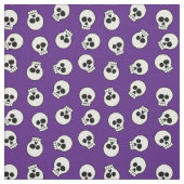 Cute Funny Skeleton Faces Stof (Swatch)